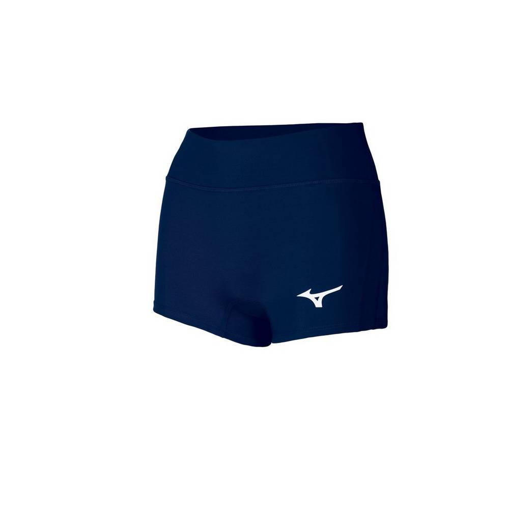 Calções Mizuno Voleibol Apex 2.5" Inseam - Mulher - Azul Marinho - ZGDWX9870